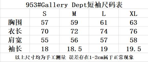 Picture of Gallery Dept T Shirts Short _SKUGalleryDeptS-XLyct95313347